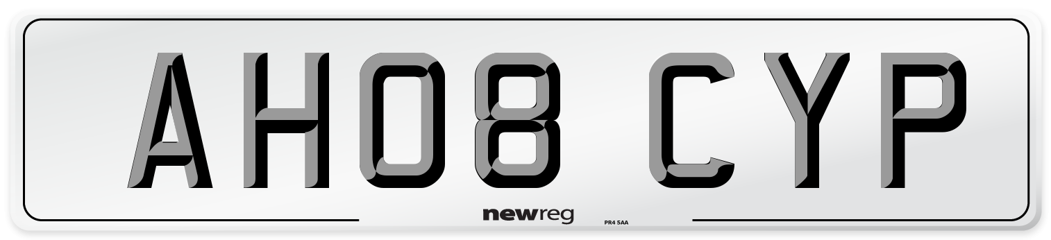 AH08 CYP Number Plate from New Reg